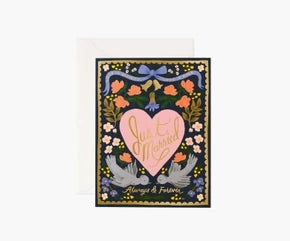 Rifle Paper Wedding Card -Love Birds