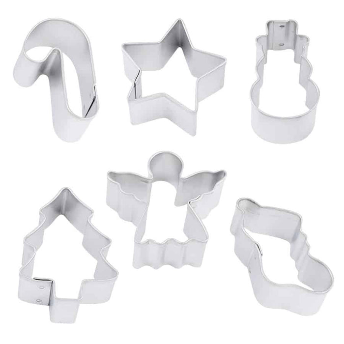R&M Mini Cookie Cutters (Set of 6): Christmas