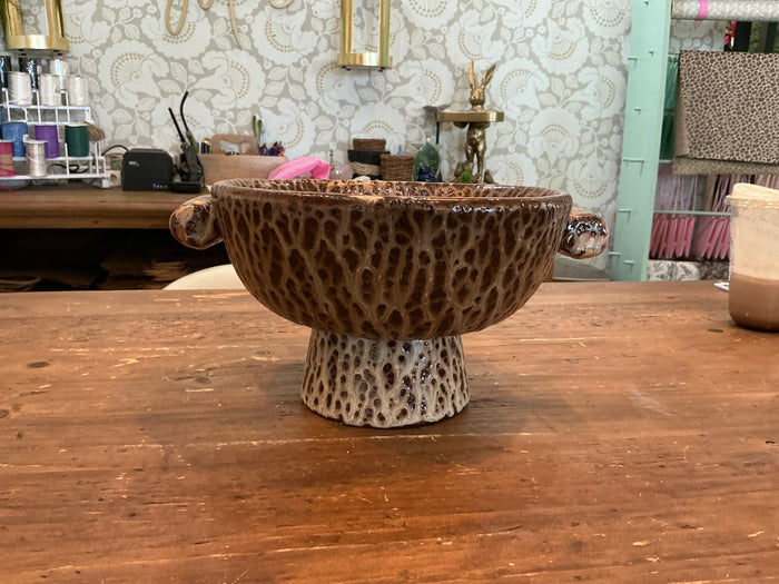Rustic Ceramic Compote