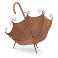 Rusty Metal Open Umbrella Planter