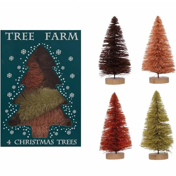 S/4 Sisal Bottle Brush Trees
