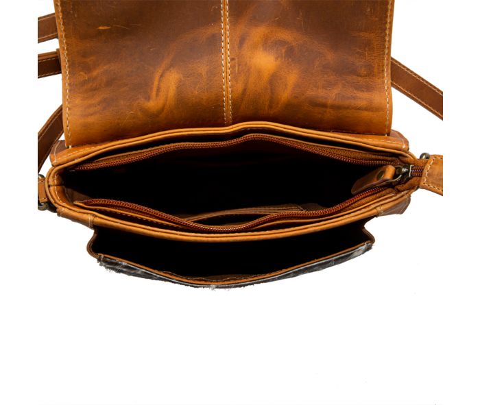 Samson Trails Leather & Hairon Bag