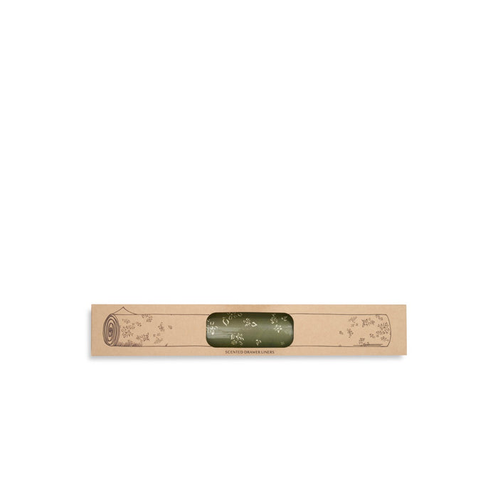 S&B Sandalwood Scented Drawer Liners in Green, 6 Sheets, 50x35cm