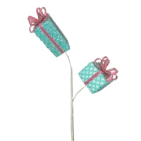 Sequin Confection Gift Box Spray - Lt. Blue/Pink
