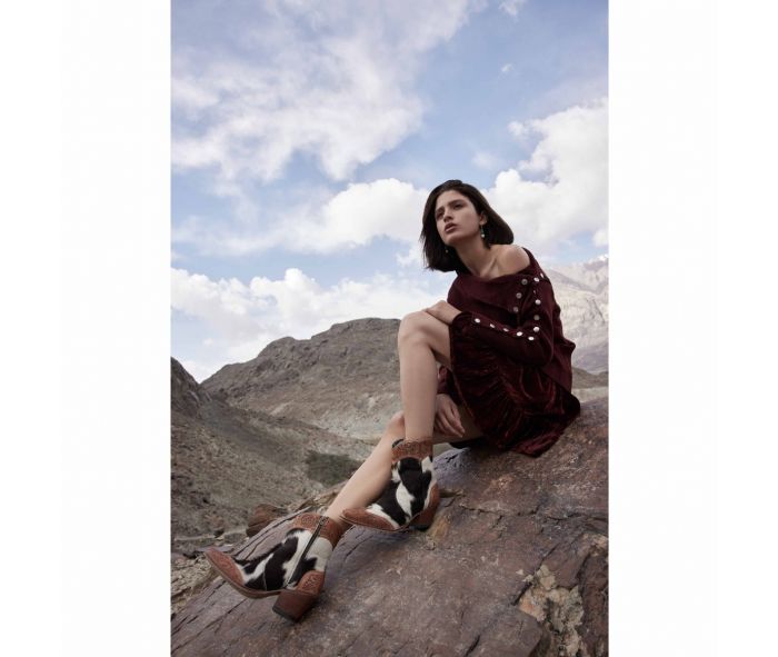 Silverado Hair-on Hide & Hand-tooled Boots