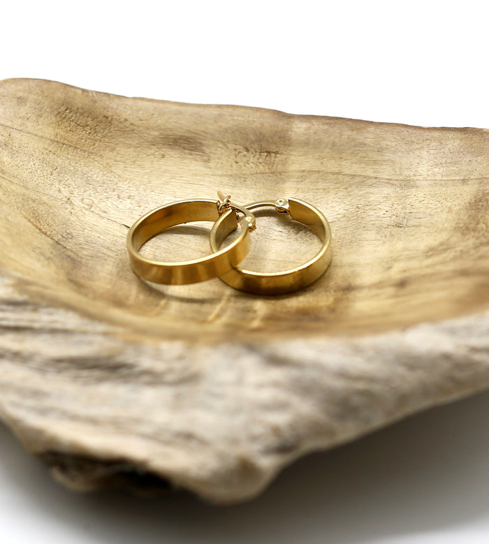Small Wide Hoops