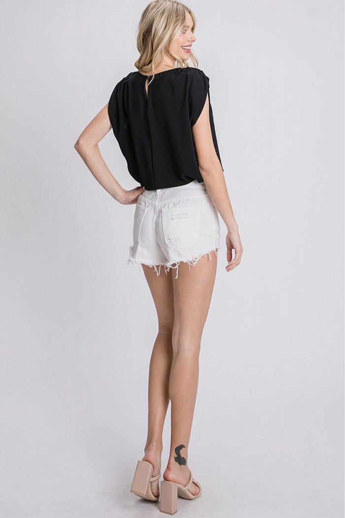 Solid Cropped Top