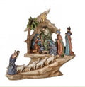 Stairway Nativity with Sheep