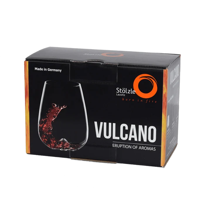 Stolzle Vulcano Stemless Wine Glasses (Set of 2): 16 oz.