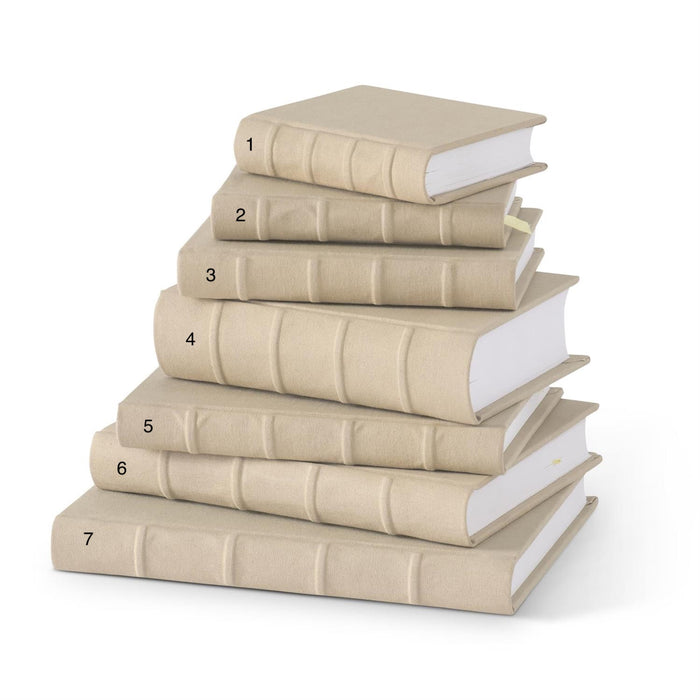 Tan Cotton Canvas Journals