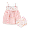 Taya Fruit Smocked Baby Tutu Dress + Bloomer (Organic Cotton)