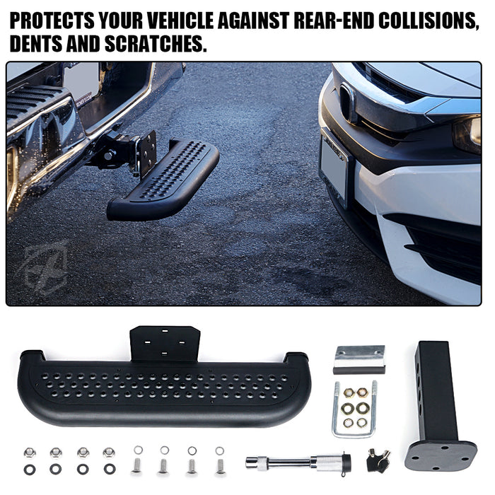 Trailer 26" Tow Hitch Step with Hitch Lock for 2 Inch Receiver