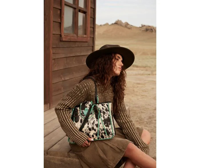 Vinita Canyon Leather & Hairon Bag