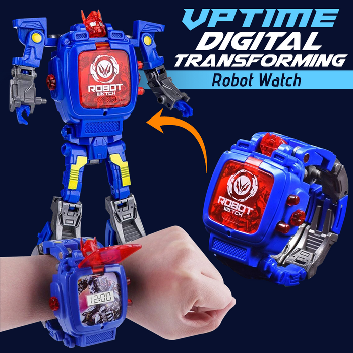 VPTime Digital Transforming Robot Watch