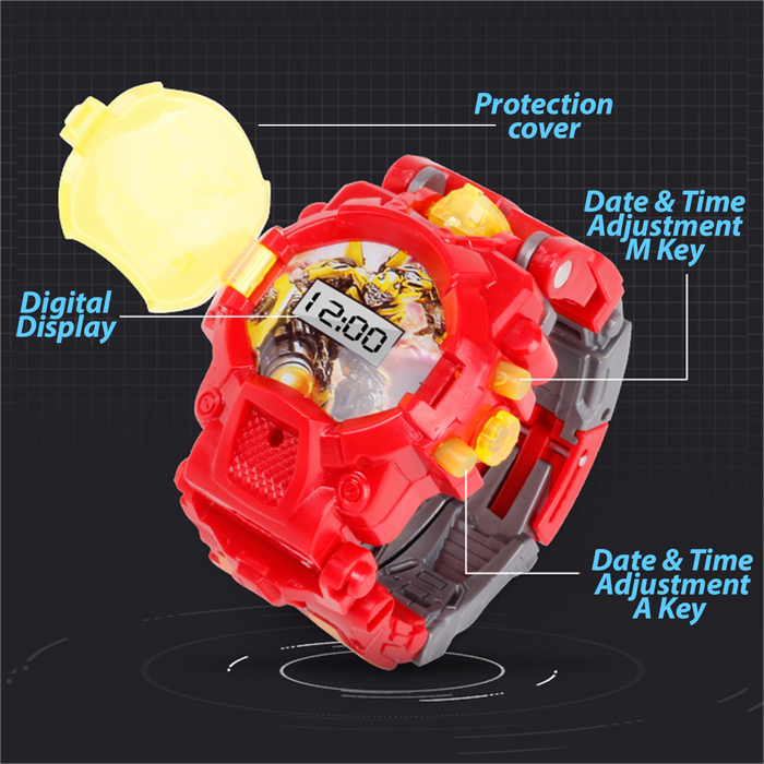 VPTime Digital Transforming Robot Watch