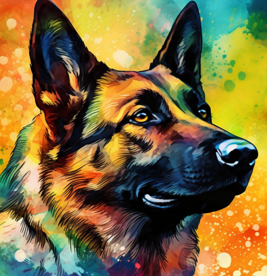 Watercolor Shepard