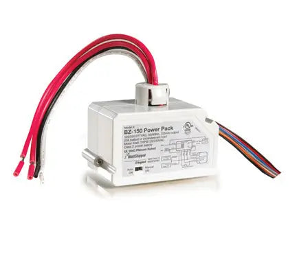 Wattstopper BZ-150 Power Pack, 120-277V, 50/60Hz,24VDC, 225mA, with Auto-On/Man - Ready Wholesale Electric Supply and Lighting