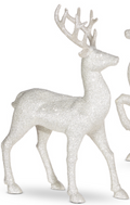 White Glittered Deer