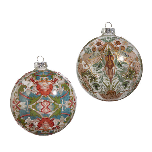 William Mortis Ball Ornament