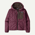 Patagonia Diamond Quilted Bomber Hoody Berry Fig