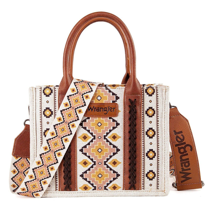 Wrangler Southwestern  Print Small Canvas Tote/Crossbody
