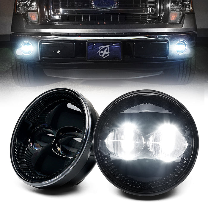Xprite LED Fog Lights for Ford F150 2009-2014 – DRL Replacement Fog Light Kit